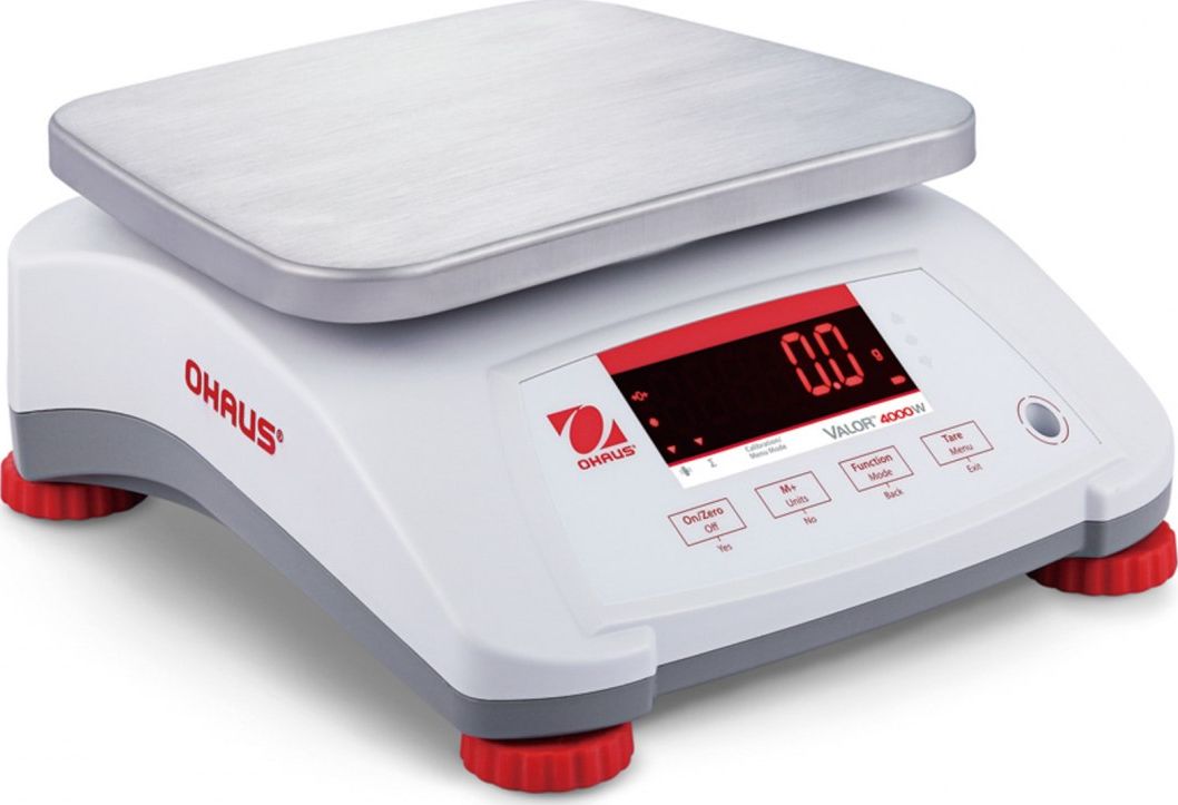 Ohaus Waga VALOR 4000 z legalizacją kuchenna gastronomiczna wodoodporna IP68 LED 15Kg / 5g - OHAUS V41PWE15T-M