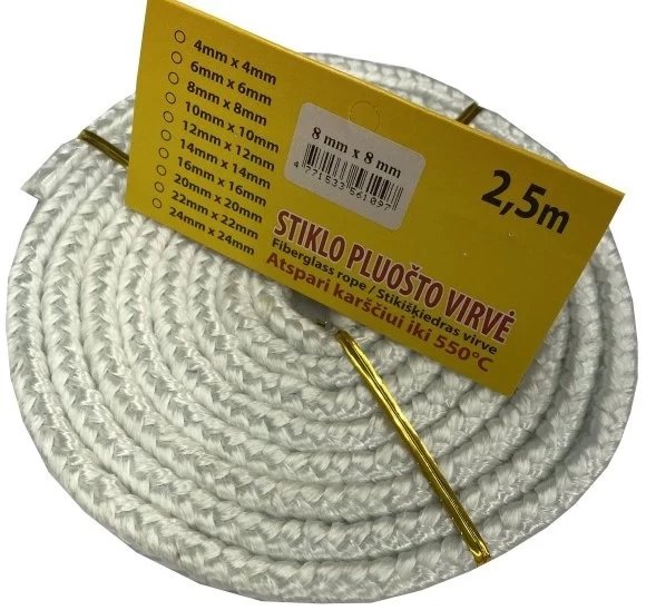 FIBERGLASS ROPE 8MM 2,5M