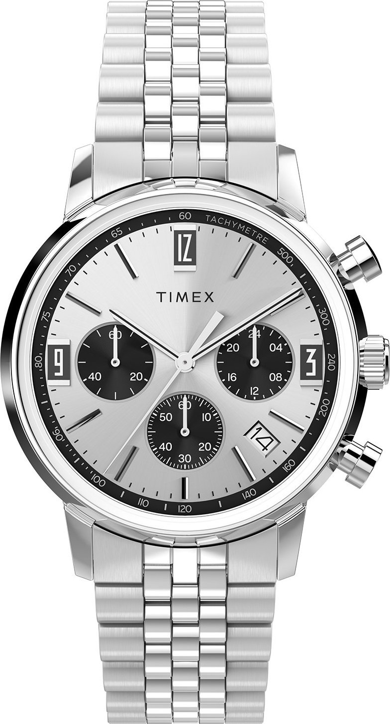 Zegarek Timex Zegarek męski Timex TW2W10400 srebrny