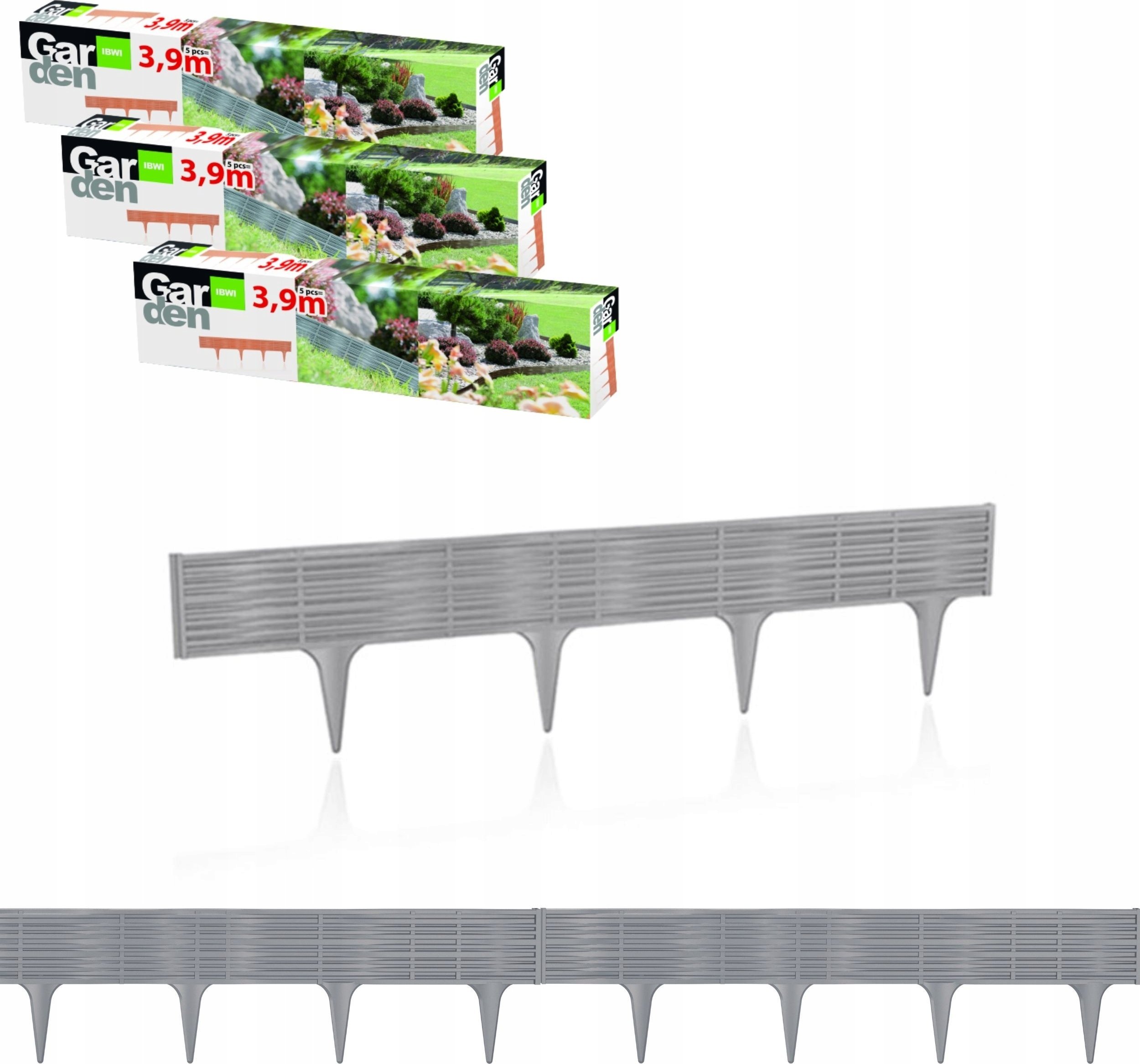 Płotek ogrodowy pleciona wiklina IBWI 11,7m Krawężnik Obrzeże