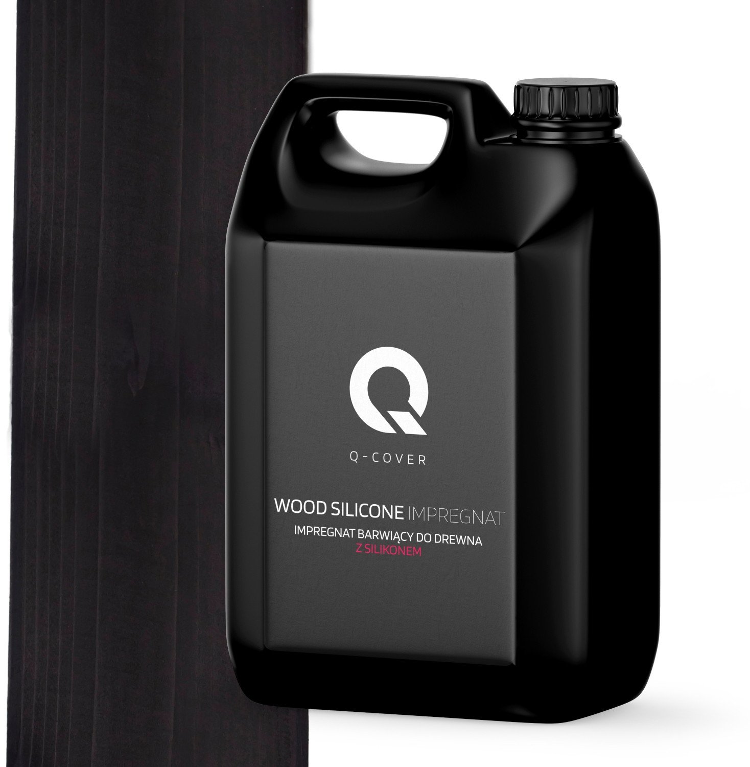 IMPREGNAT BARWIĄCY DO DREWNA Z SILIKONEM 2w1 ALTANA DESKI KOLOR CZARNY 5L