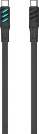 Kabel USB Havit USB-C - USB-C 1 m Czarny (CB6255)