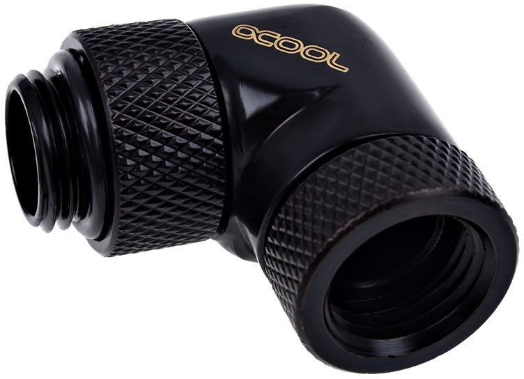 Alphacool Złączka kątowa 90°, obrotowa, 1/4" (17260)