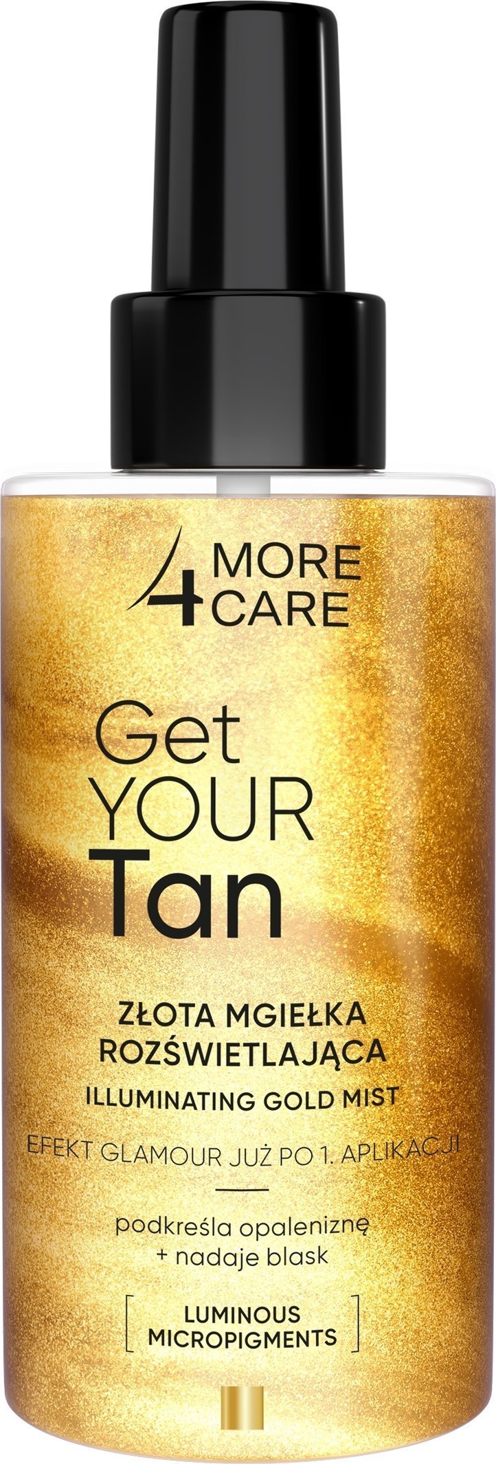 MORE4CARE_Get Your Tan! złota mgiełka rozświetlająca 150ml