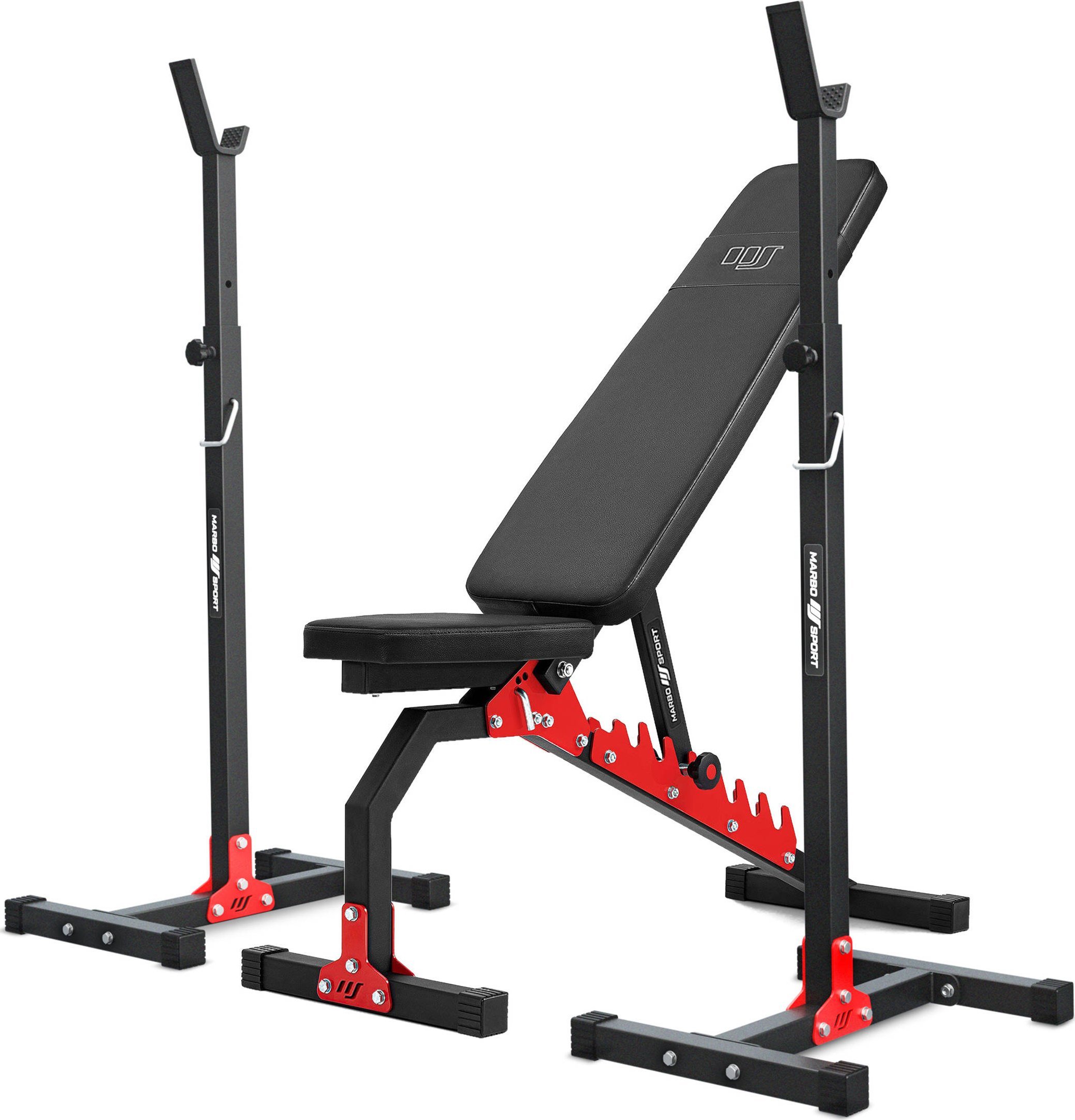 Zestaw MH7 | Ławka dwustronna + stojaki regulowane - Marbo Sport