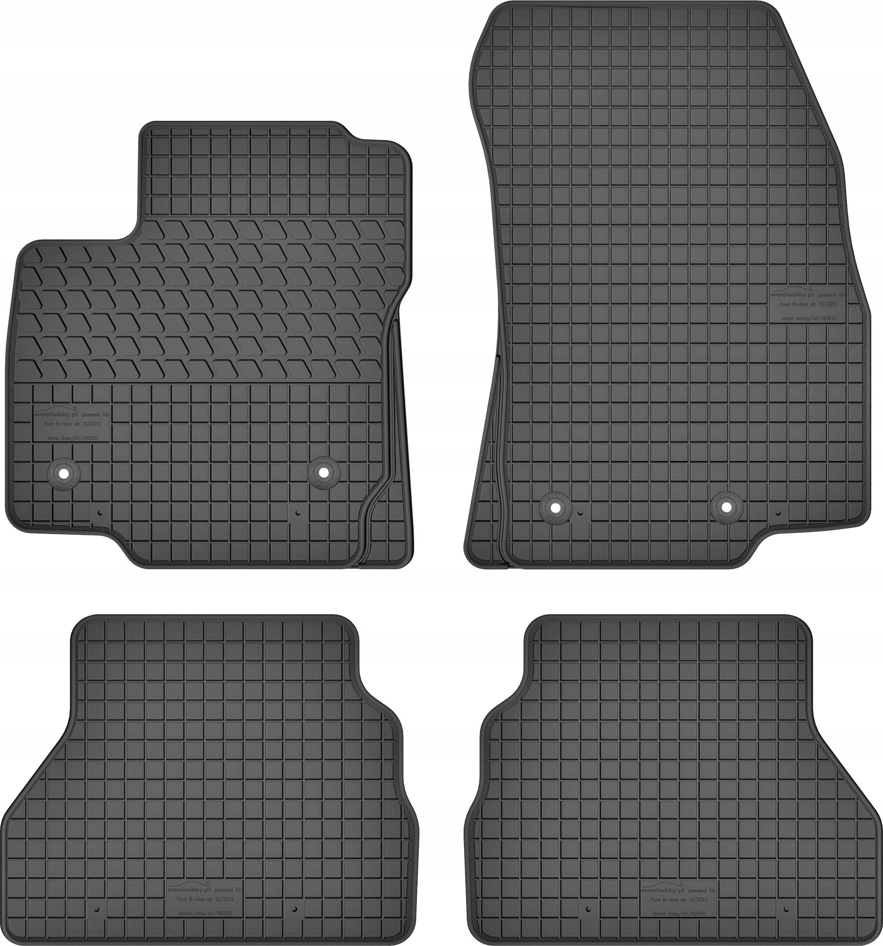 Auto Comfort Dywaniki gumowe do Ford B-Max (2012-2017)