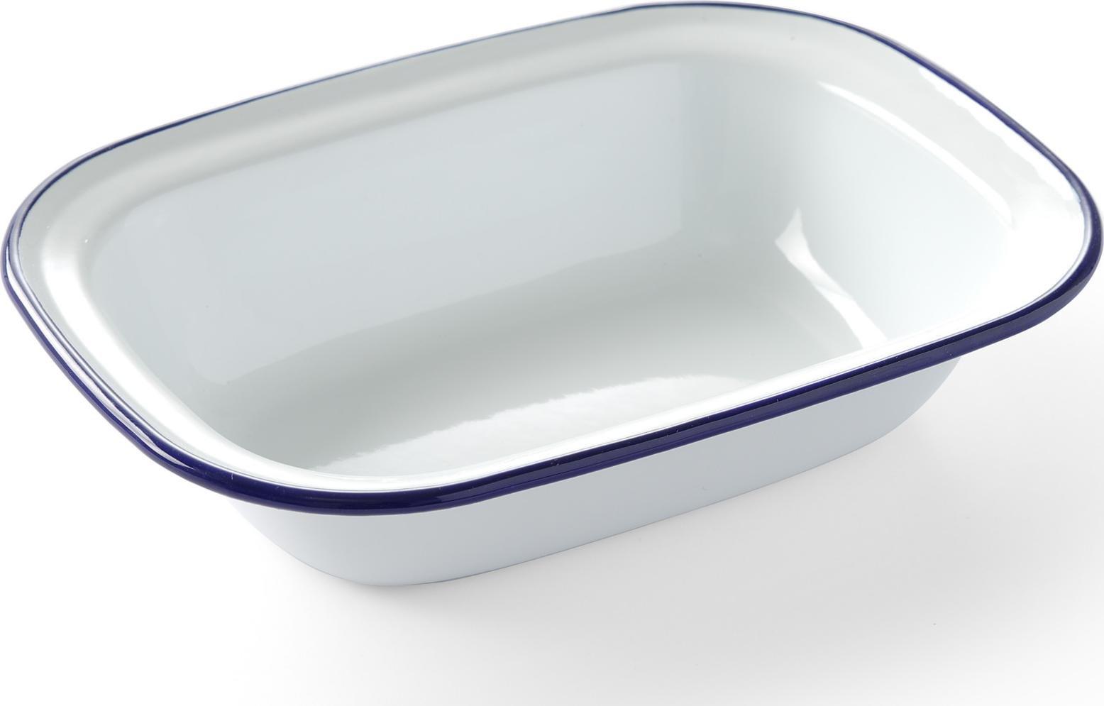 Hendi Naczynie prostokątne emaliowane białe 215x160mm Hendi 621219 Naczynie prostokątne emaliowane białe 215x160mm Hendi 621219