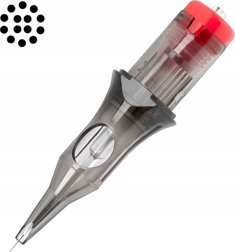 Activeshop Cartridge do tatuażu El Cartel V2 - 0.30 14RL Long Taper 10 szt.