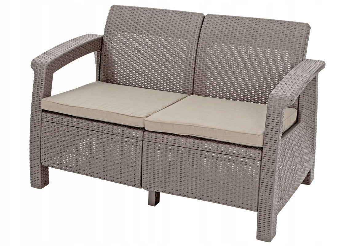 Keter Corfu Love Seat Sofa