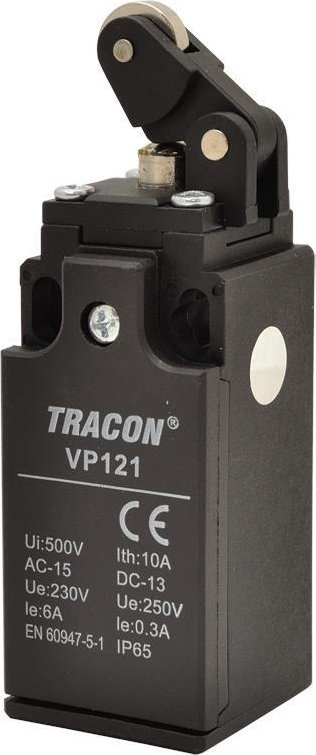 Tracon Electric Łącznik krańcowy VP121 z dźwignią i rolką