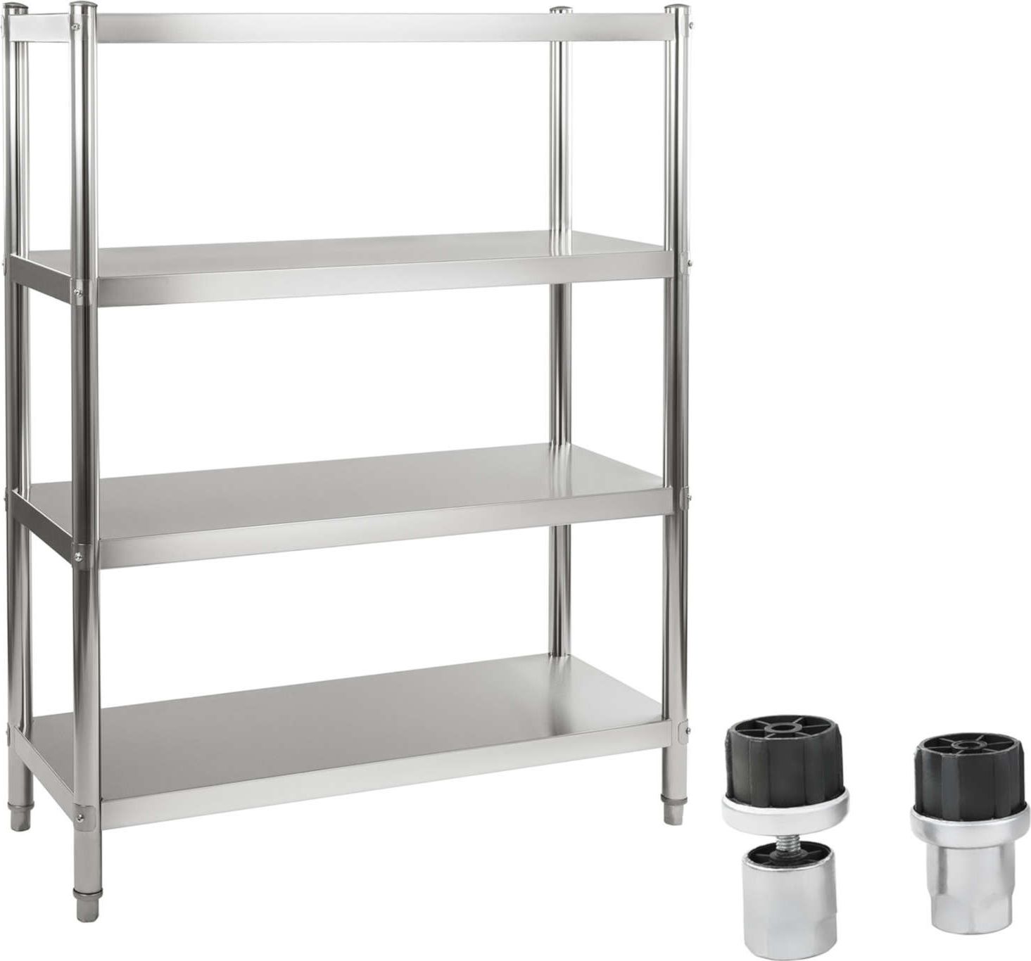 Royal Catering Regał ze stali nierdzewnej gastronomiczny 120x48,5x155cm