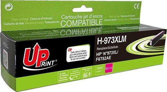 Tusz UPrint UPrint kompatybilny ink / tusz z F6T82AE, HP 973X, magenta, 7000s, 86ml, H-973XLM, dla HP PageWide Pro 452, Pro 477