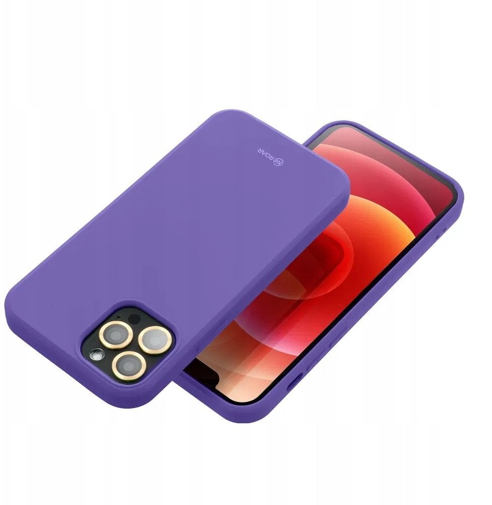 ROAR futerał COLORFUL JELLY do SAMSUNG S25 Edge Fioletowy