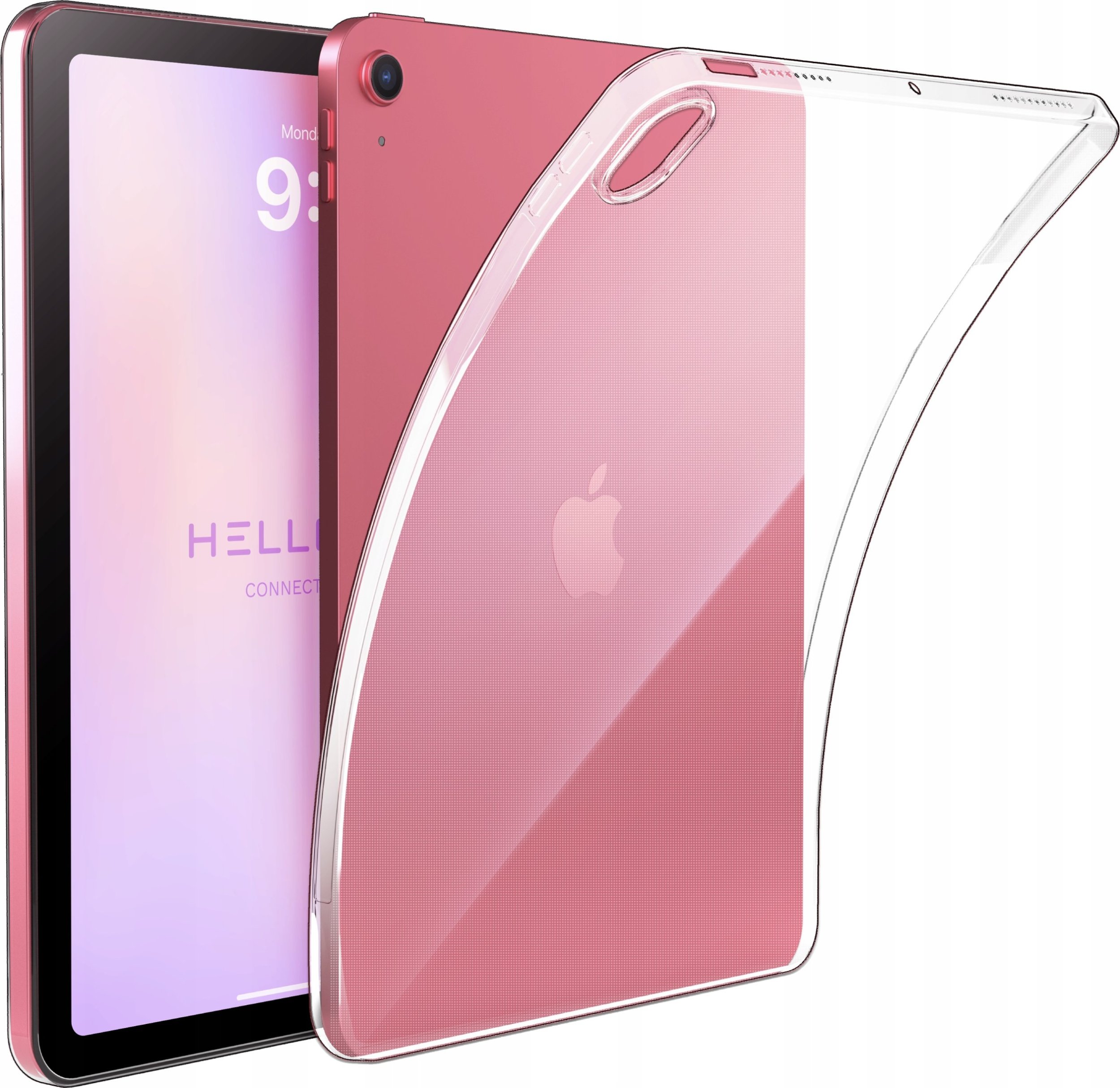 Etui na tablet Hello Case Etui do iPad 7 / 8 / 9 10.2" cala (Pancerne, Przezroczyste, Silikonowe)