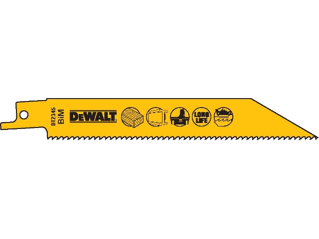 Dewalt Brzeszczot ogólnego zastosowania do piły szablastej 152mm 5szt. DT2345