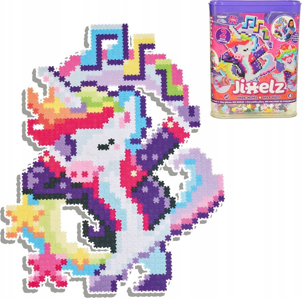 Teka Puzzle 1250 Pixelki Jixelz Roztańczeni przyjaciele