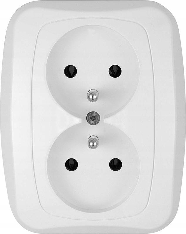 Montis Gniazdo wtyczkowe podwójne z uziemieniem PT-6A MONTIS SIMPLEX MT054Z