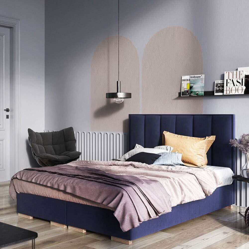 NewDesign Łóżko Oxford kontynentalne 200x200 bez pojemnika, grupa 2