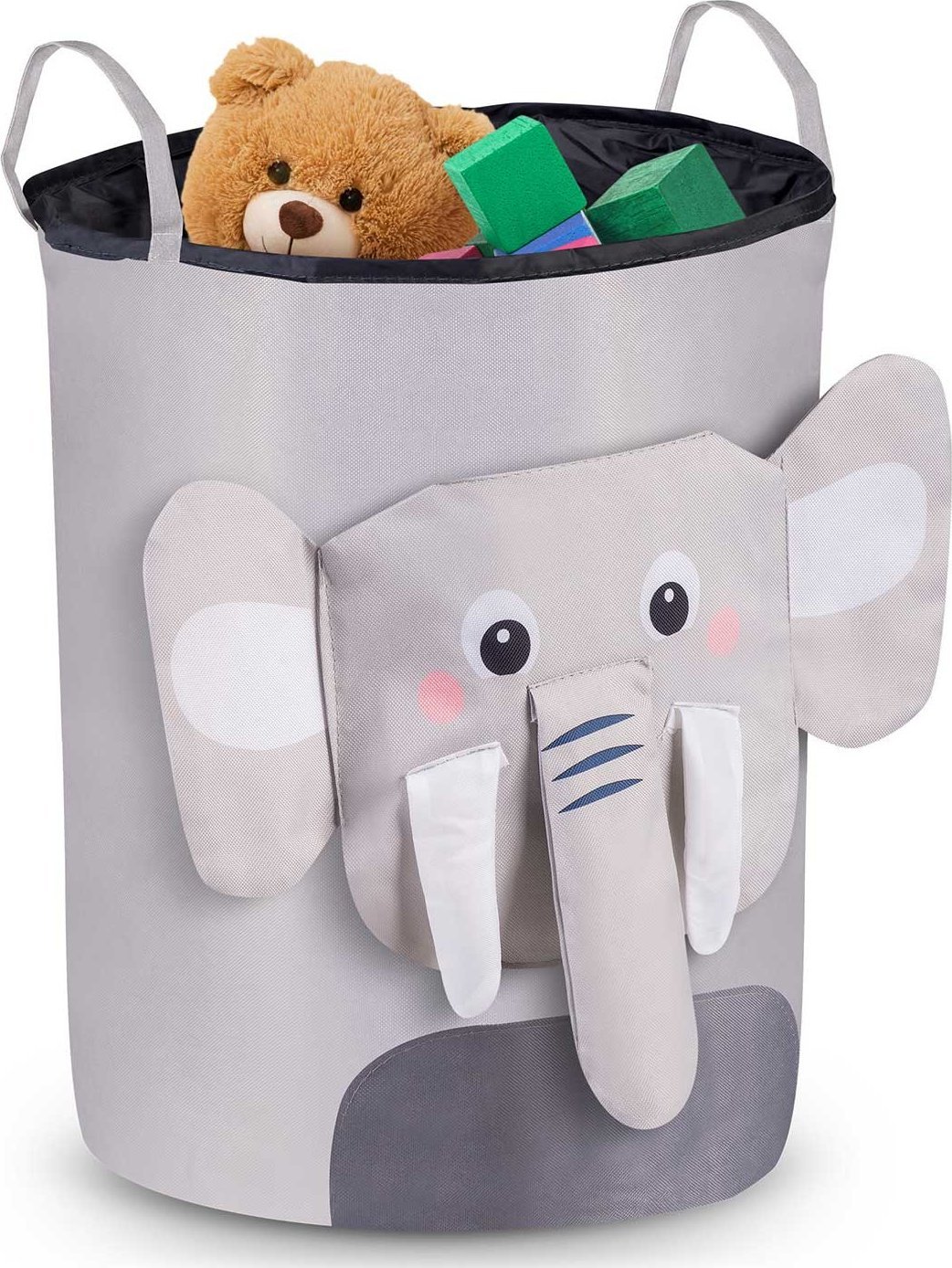 Triton Kosz na zabawki Nukido - szary słonik