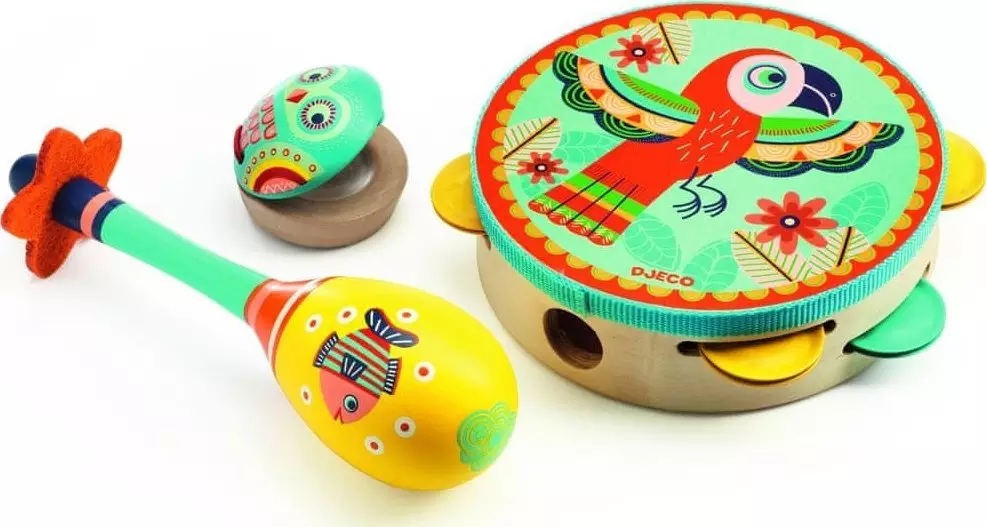 Djeco Zestaw z 3 instrumentów muzycznych - Animambo