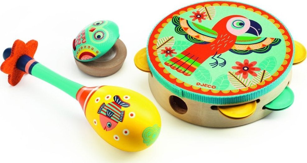 Djeco Zestaw z 3 instrumentów muzycznych - Animambo