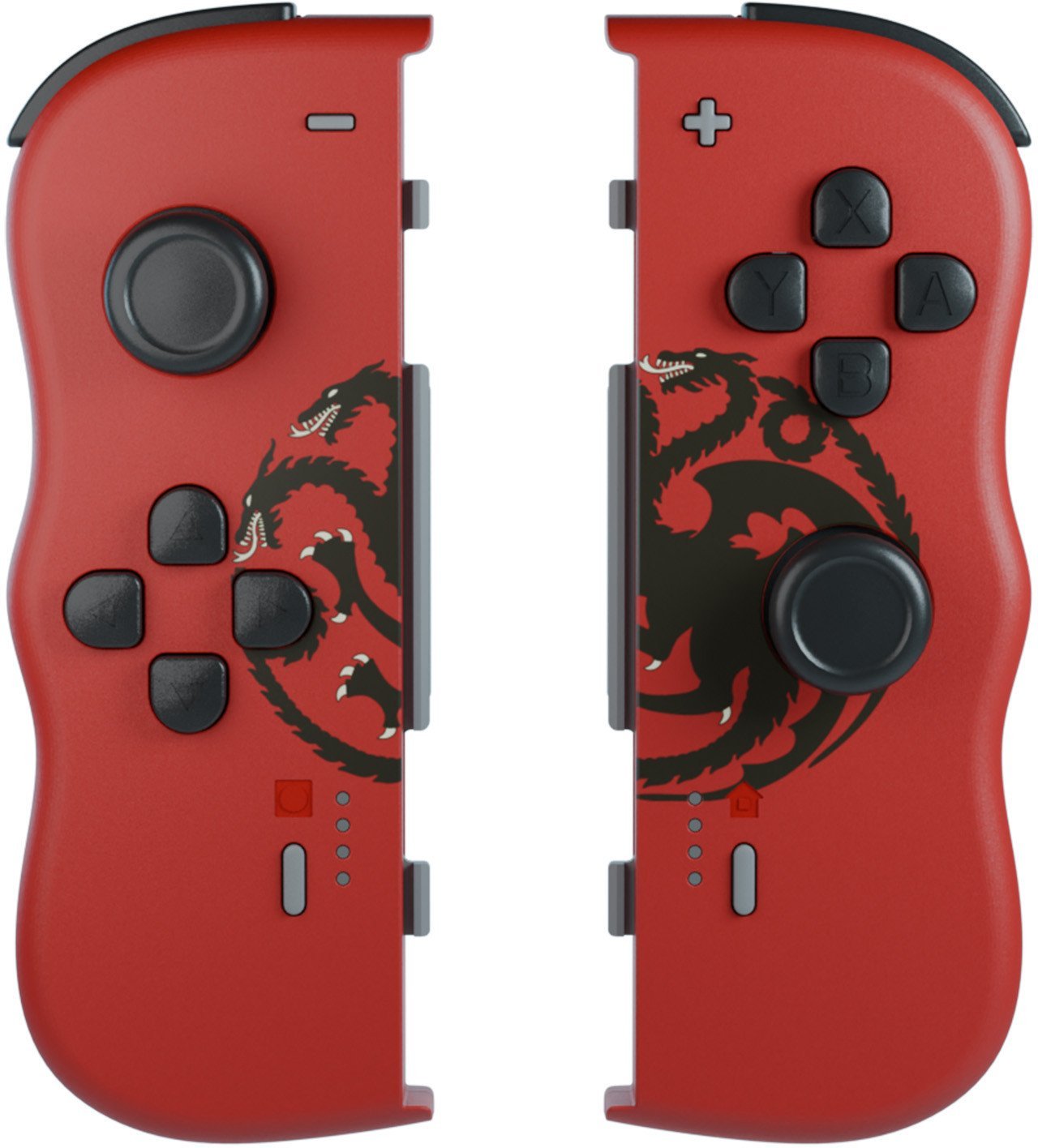 LEXIP X GAME OF THRONES Black Lights Twinpads Controller Red