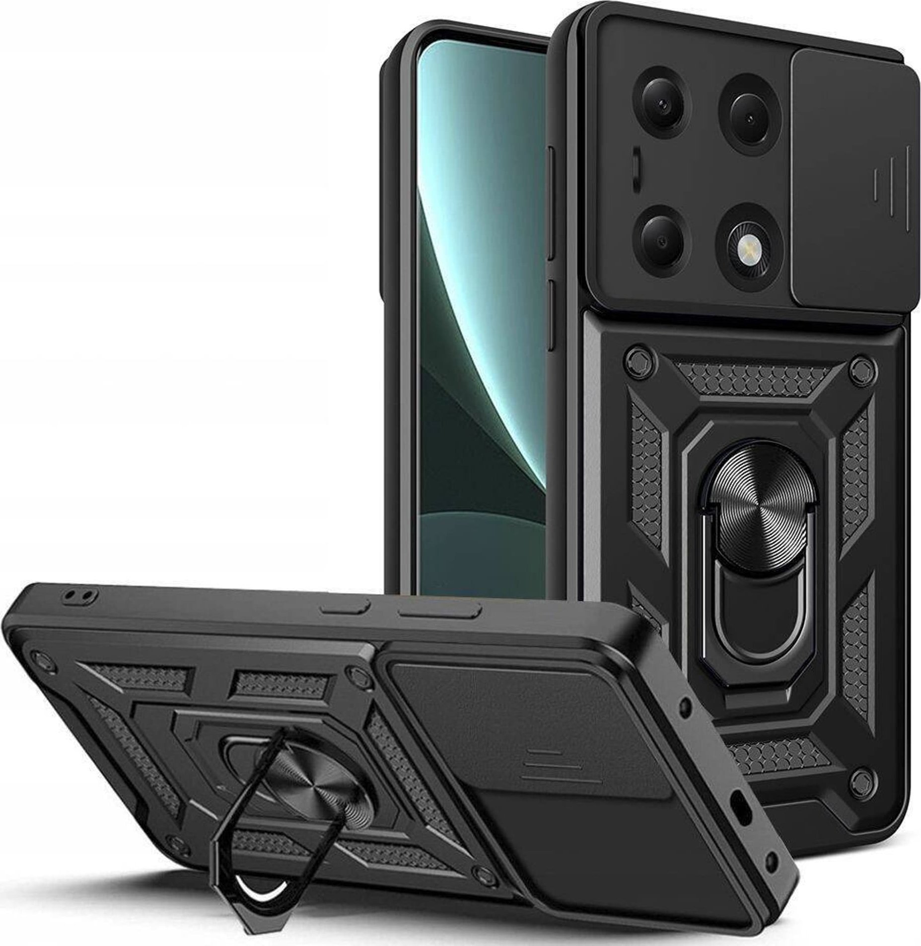 Tech-Protect TECH-PROTECT CAMSHIELD PRO XIAOMI REDMI NOTE 13 PRO 4G / LTE / POCO M6 PRO 4G / LTE BLACK