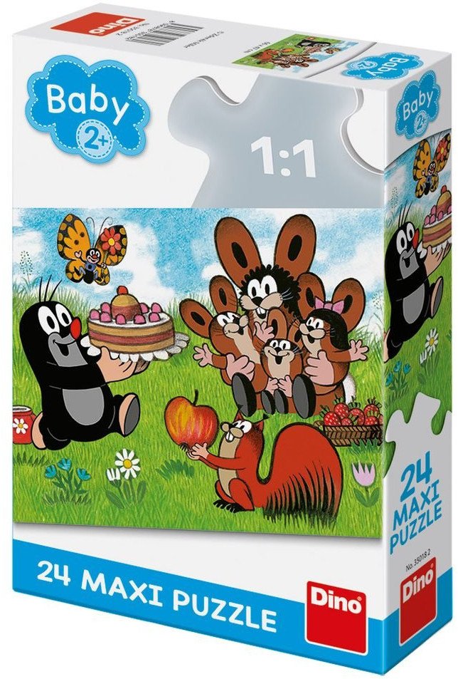 Puzzle baby 24 Krecik Urodziny