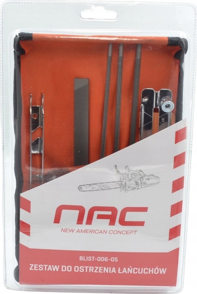 Zestaw do ostrzenia łańcuchów BLIST-006-05 NAC