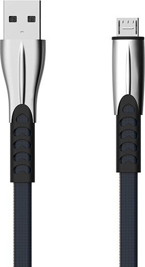 Kabel USB Somostel USB-A - microUSB 1 m Granatowy (BW02 MICRO NIEB)