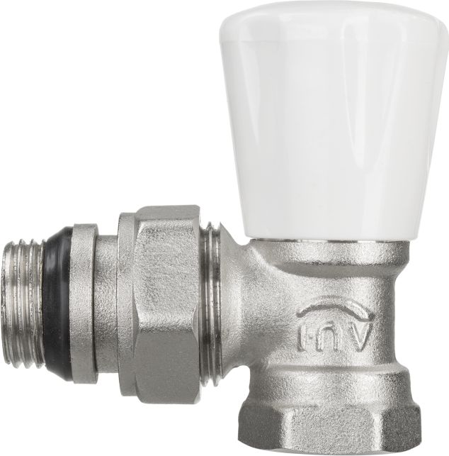 Invena Zawór grzejnikowy zasilający prosty 1/2" do rur stalowych (CZ-60-K15)