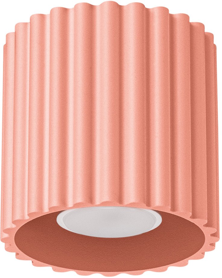 Plafon Aura 1 Brzoskwiniowy Gu10 Gu10 10W Sollux Lighting