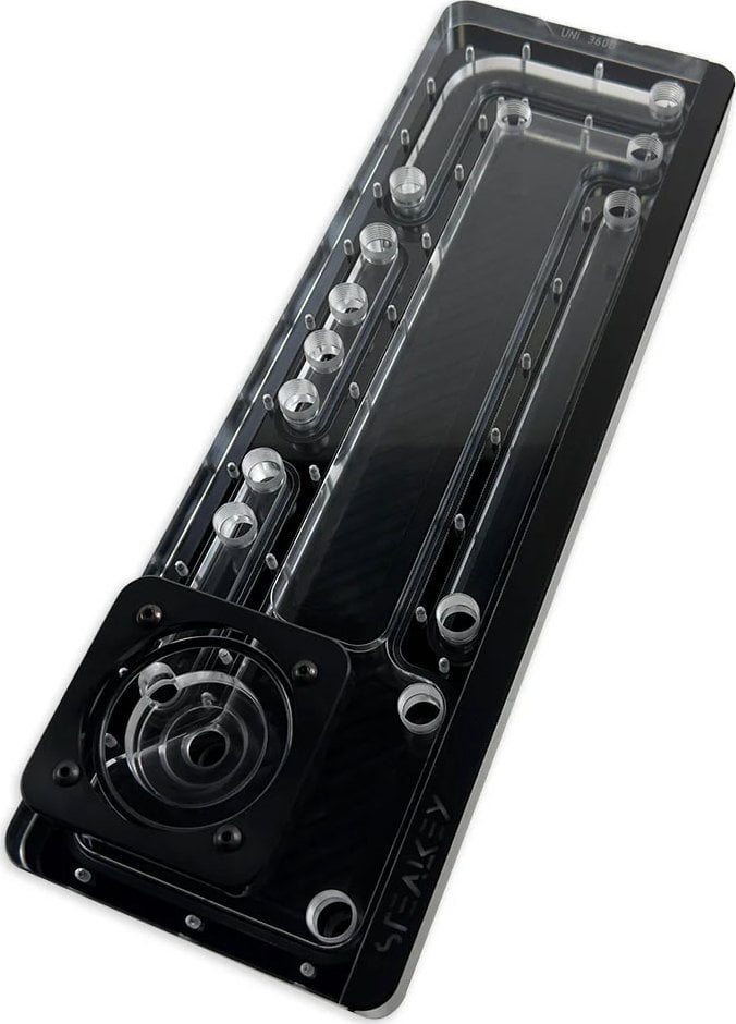 Stealkey Customs Stealkey Customs SK-UNI 360D Distroplate D-RGB Black Edition