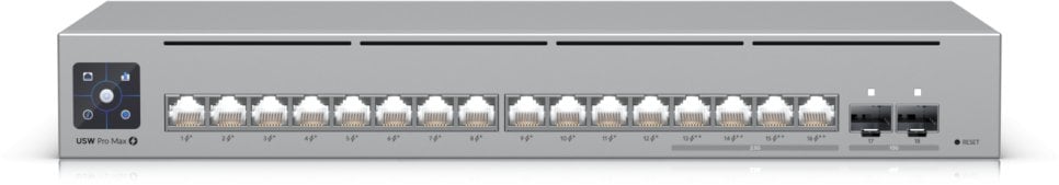 Switch Ubiquiti UniFi Pro Max Rackmount (USW-PRO-MAX-16-POES)