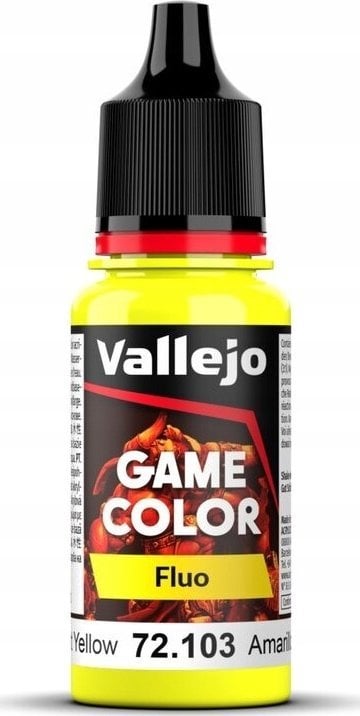 Vallejo Vallejo: 72.103 - Game Color - Fluo - Yellow (18 ml)