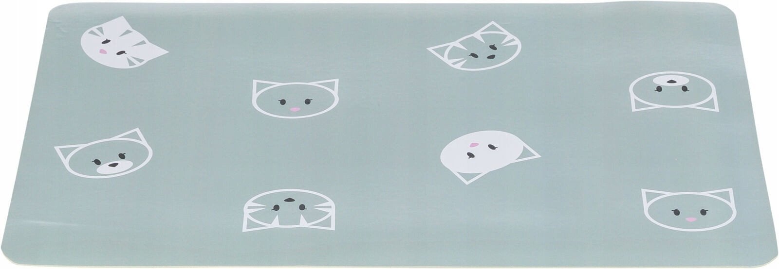 Podk�adka pod miski, Mimi, dla kota, plastik, sza�wiowa, 44 x 28 cm