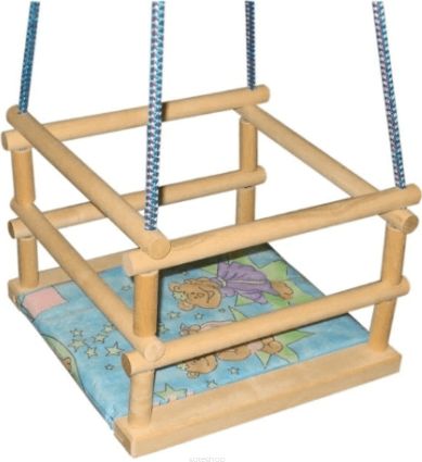 Huśtawka Malimas Huśtawka drewniana z poduszką