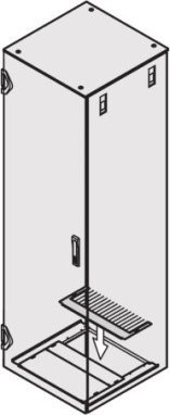 SCHROFF SCHROFF VARISTAR Listwa szczotkowa, czarna, do płyty bazowej, (szerokość 80 mm)