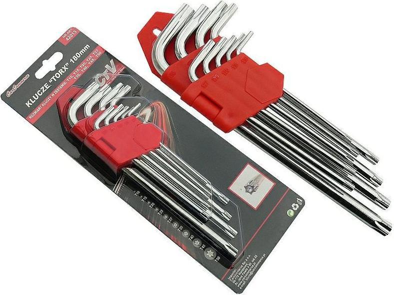 Carcommerce KLUCZE TORX - 190 mm.-9szt. T10 - T50