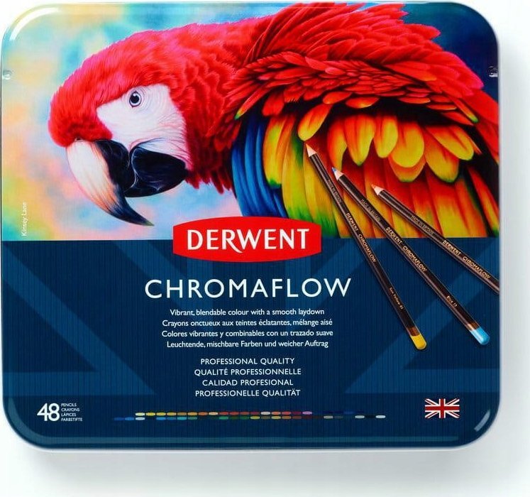 Derwent Kredki Derwent Chromaflow 48 pud metal