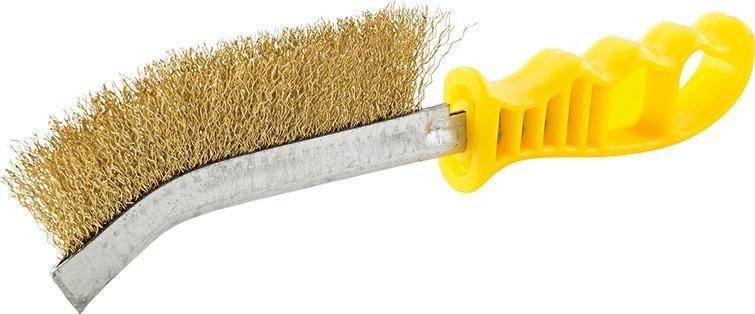 Format Uniwersalna szczotka ręczna z rękojeścią, drut mosięzny, falisty 260mm FORMAT