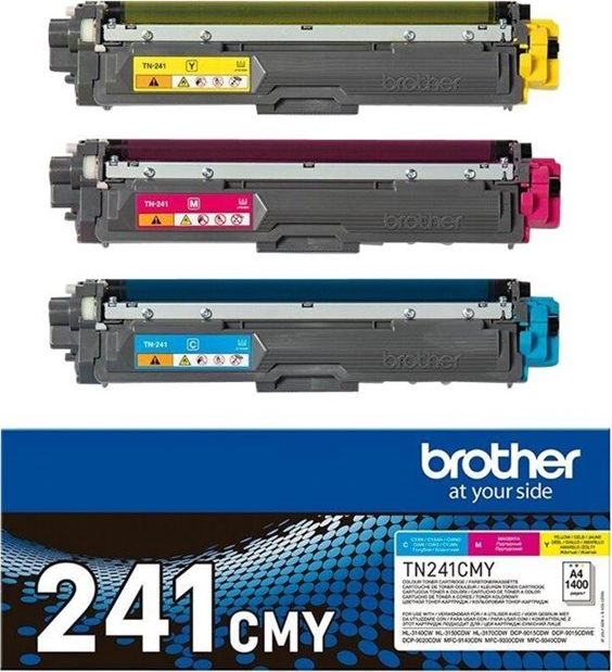 Toner Brother TN-241 Zestaw CMY Oryginał (TN241CMY)