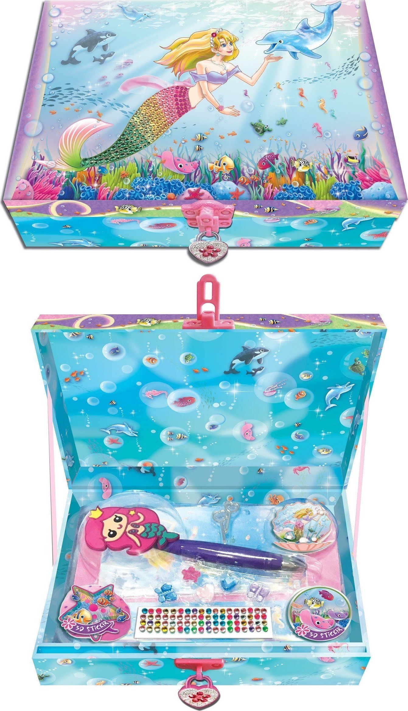 Pulio Pecoware Zestaw z pamiętnikiem - Syrenka