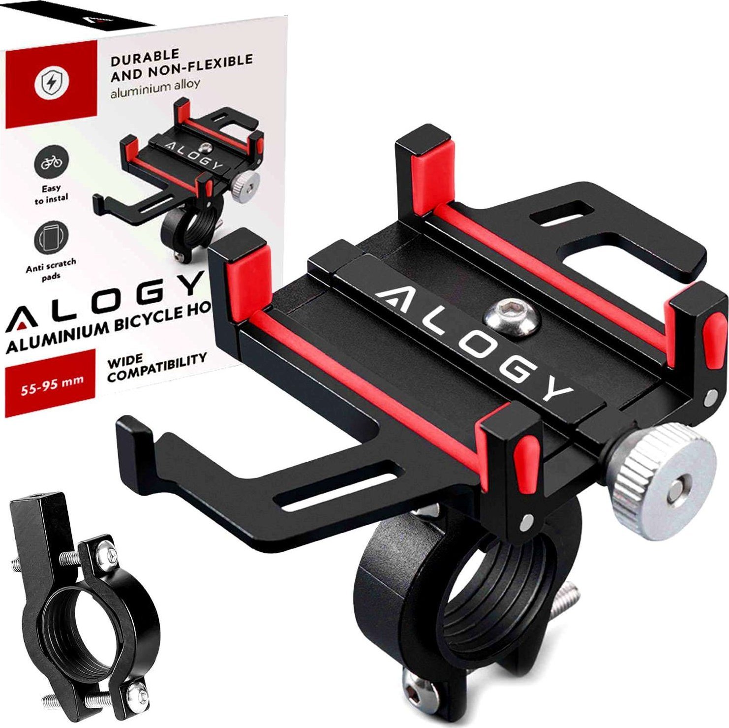 Alogy Alogy Camshield Stand Ring Etui na telefon z osłonką na aparat do Apple iPhone 14 Pro Max