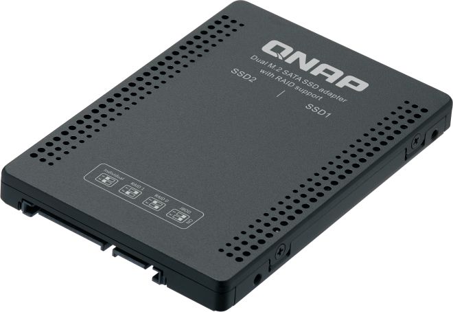 Kieszeń Qnap 2x M.2 SATA SSD - SATA III (QDA-A2MAR)
