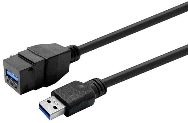 Adapter USB VivoLink Keystone Black USB3.0 A-Female to A-Male (PROKEYUSB3AFM5B)