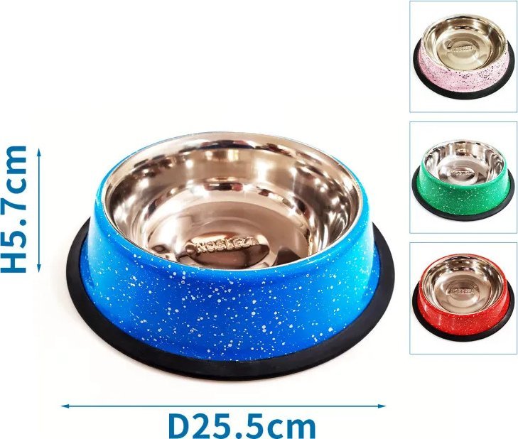 Nobleza Antypoślizgowa miska z marmurowym wzorem dla zwierząt Antypoślizgowa miska z marmurowym wzorem dla zwierząt