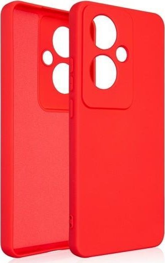 Beline Beline Etui Silicone Oppo Reno 11F czerwony /red