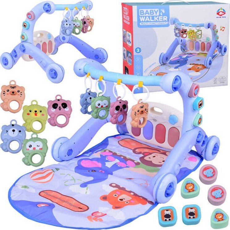 Mata edukacyjna Pchacz Zabawki Zestaw dla maluszka 3w1 ZA5403