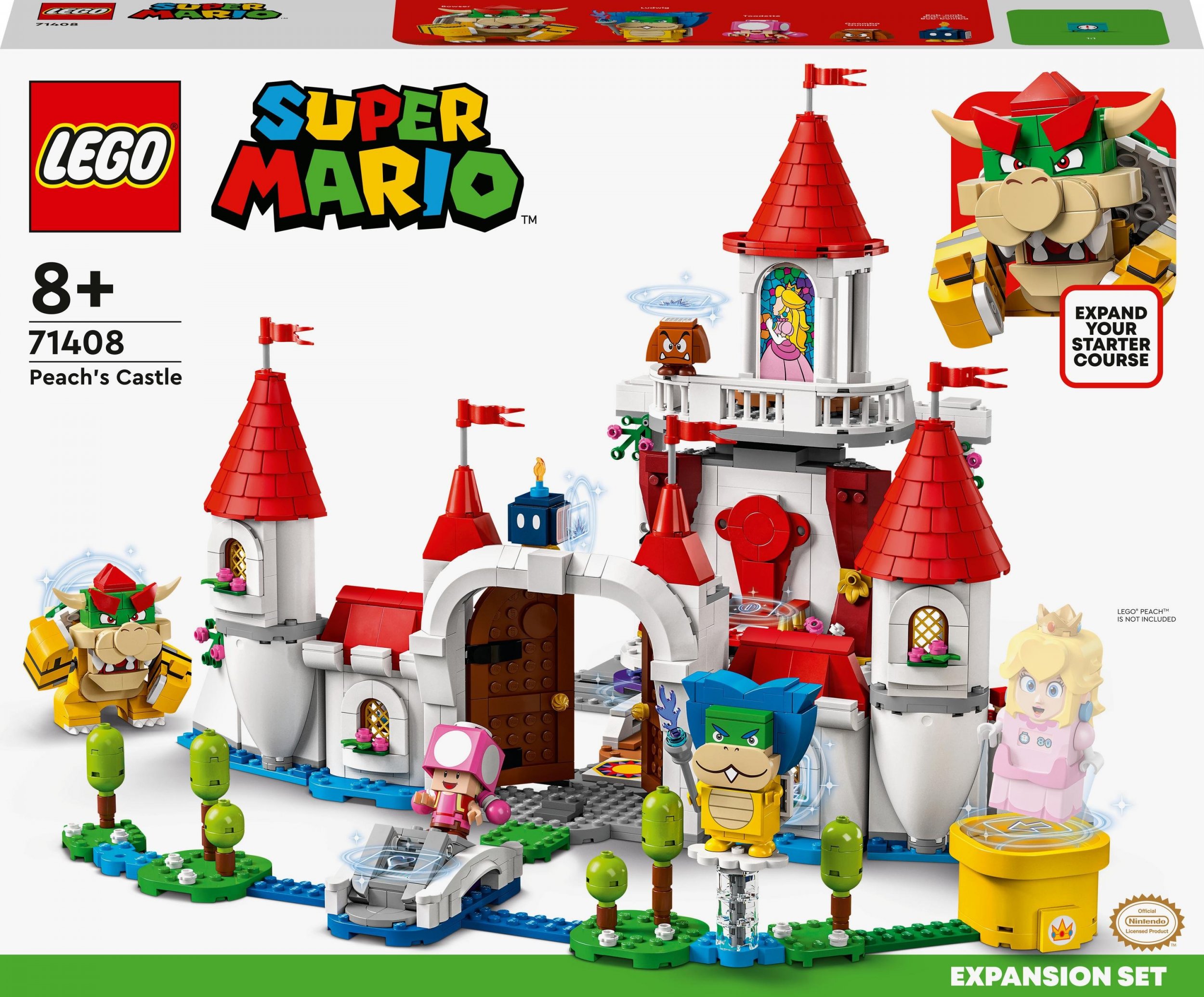 LEGO Super Mario Zamek Peach - zestaw rozszerzający (71408)